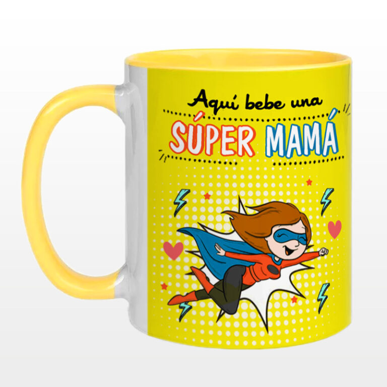 Taza Interior Y Asa De Color Personalizada Vynculo Creativo