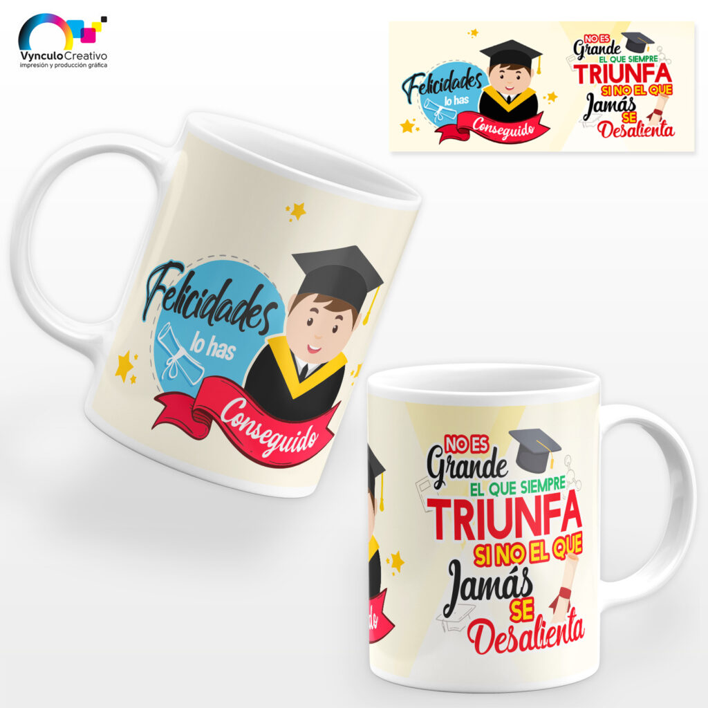 Tazas Graduaci N Pack Pz Personalizadas Vynculo Creativo