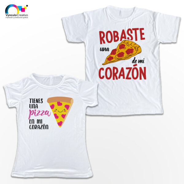 Kit playeras san valentín personalizadas novios-pareja-amigas - Imagen 4