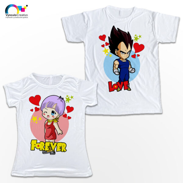 Kit playeras san valentín personalizadas novios-pareja-amigas - Imagen 3