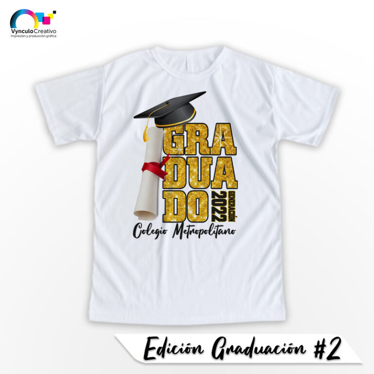 Playera Para Graduaci N Premium Personalizada Vynculo Creativo