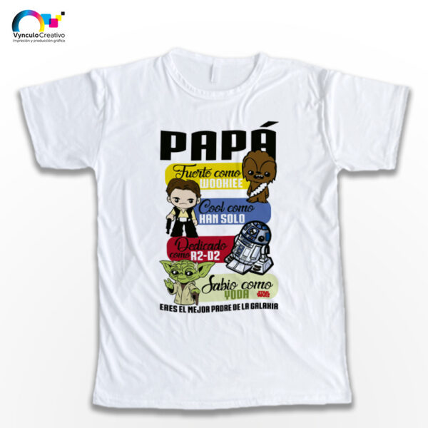 Playera personalizada premium día del padre - Imagen 2