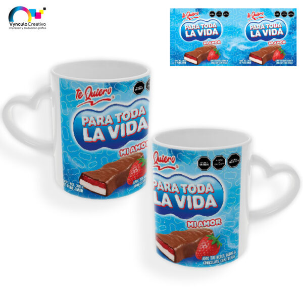 Taza asa de corazón modelo envoltura - Imagen 12