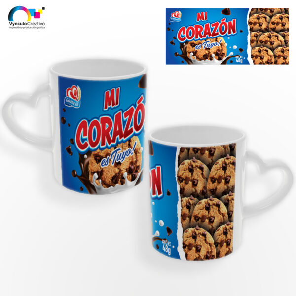 Taza asa de corazón modelo envoltura - Imagen 10