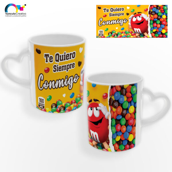 Taza asa de corazón modelo envoltura - Imagen 4