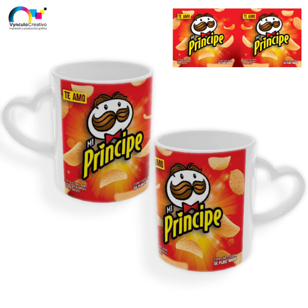 Taza asa de corazón modelo envoltura - Imagen 2