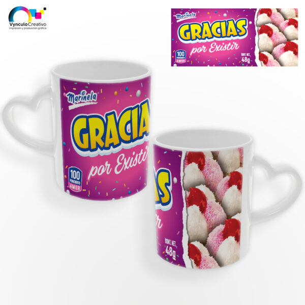 Taza asa de corazón modelo envoltura - Imagen 16